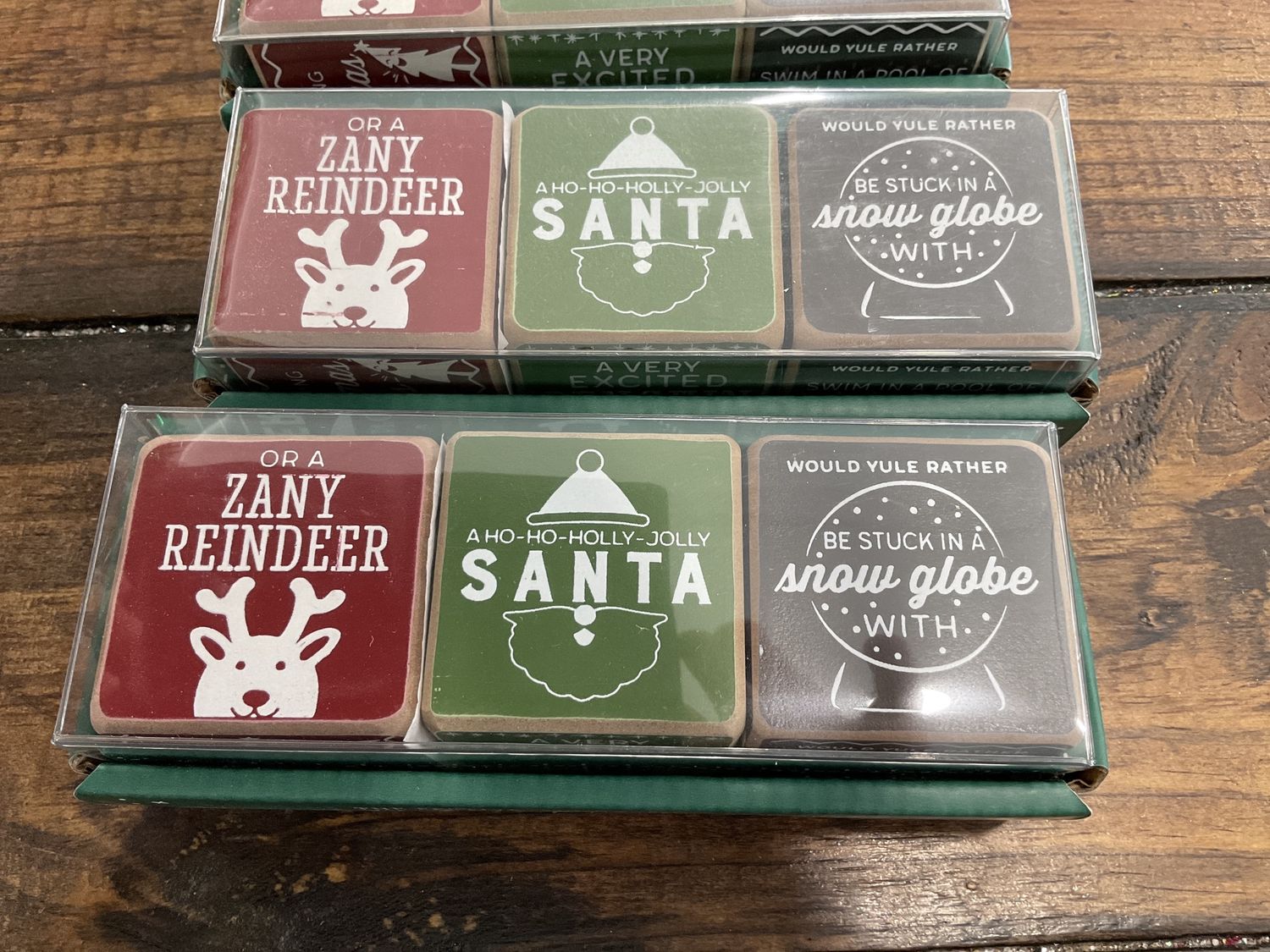 Would Yule Rather crazy Christmas dice set