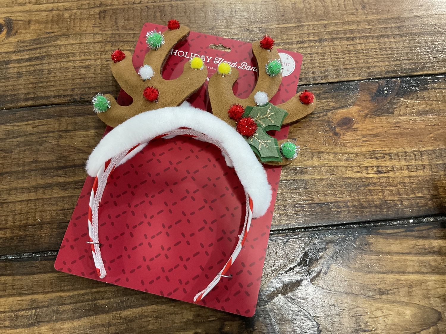 Lit  reindeer antlers headband