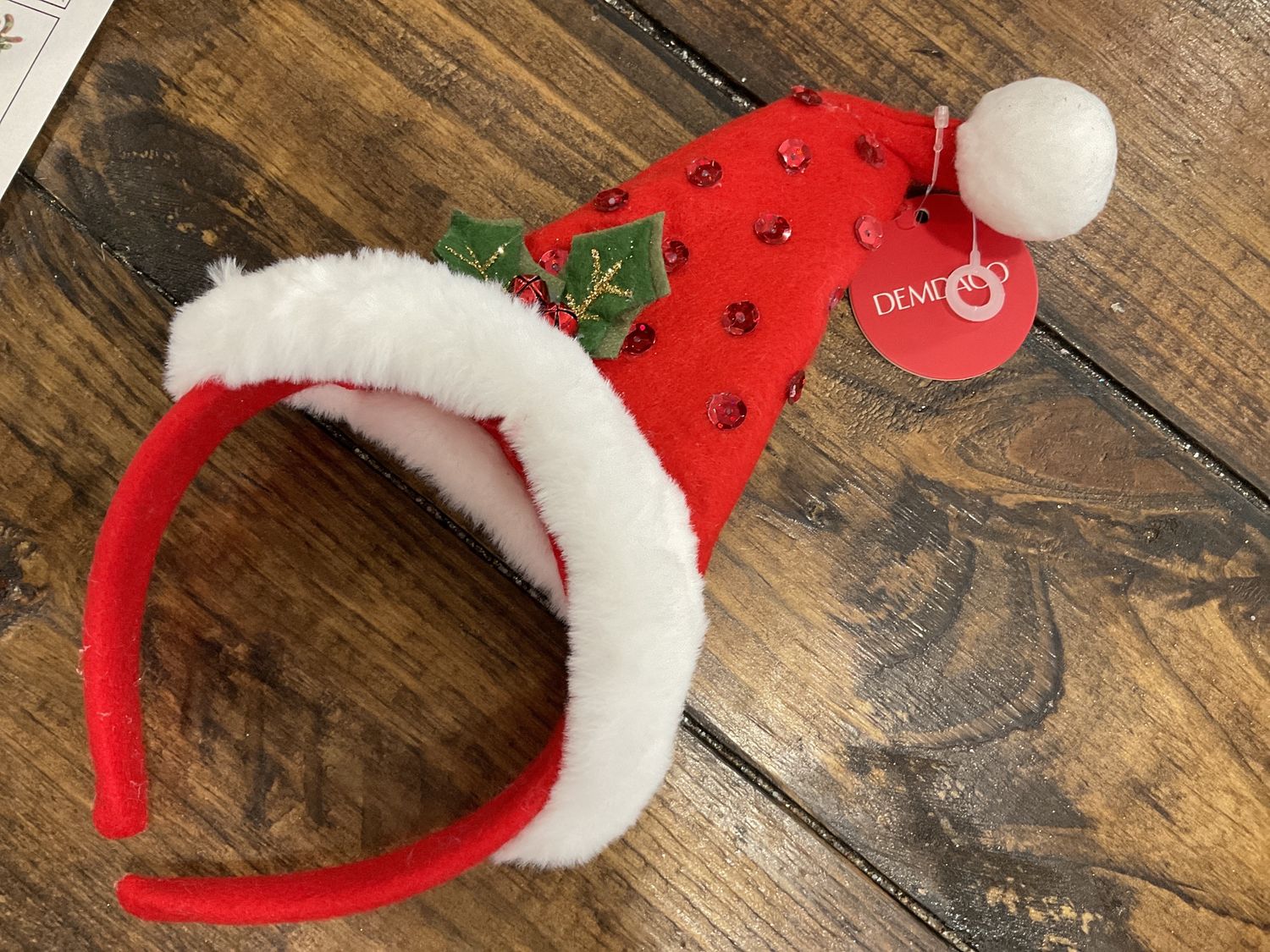 Santa hat headband