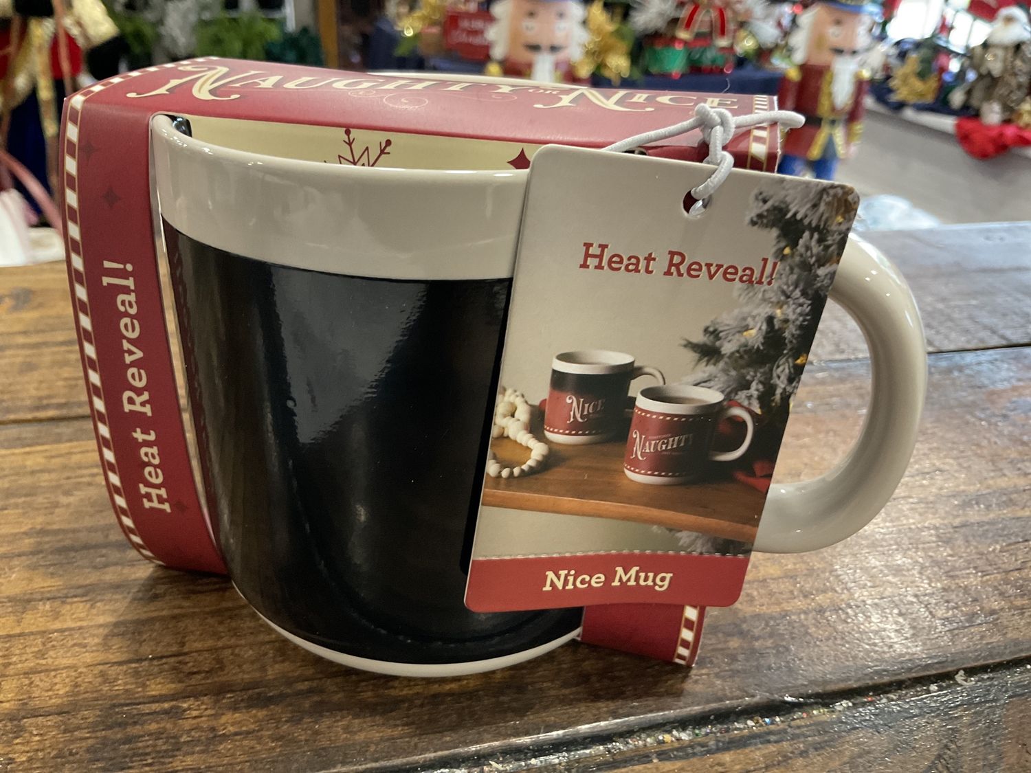 Naughty or nice heat reveal mug