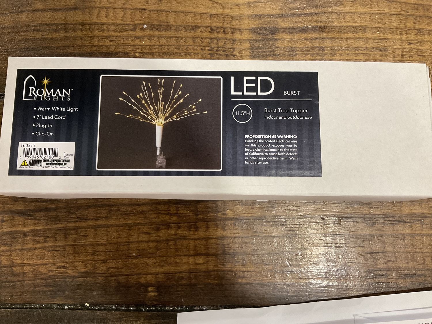 LED BURST TREETOPPER