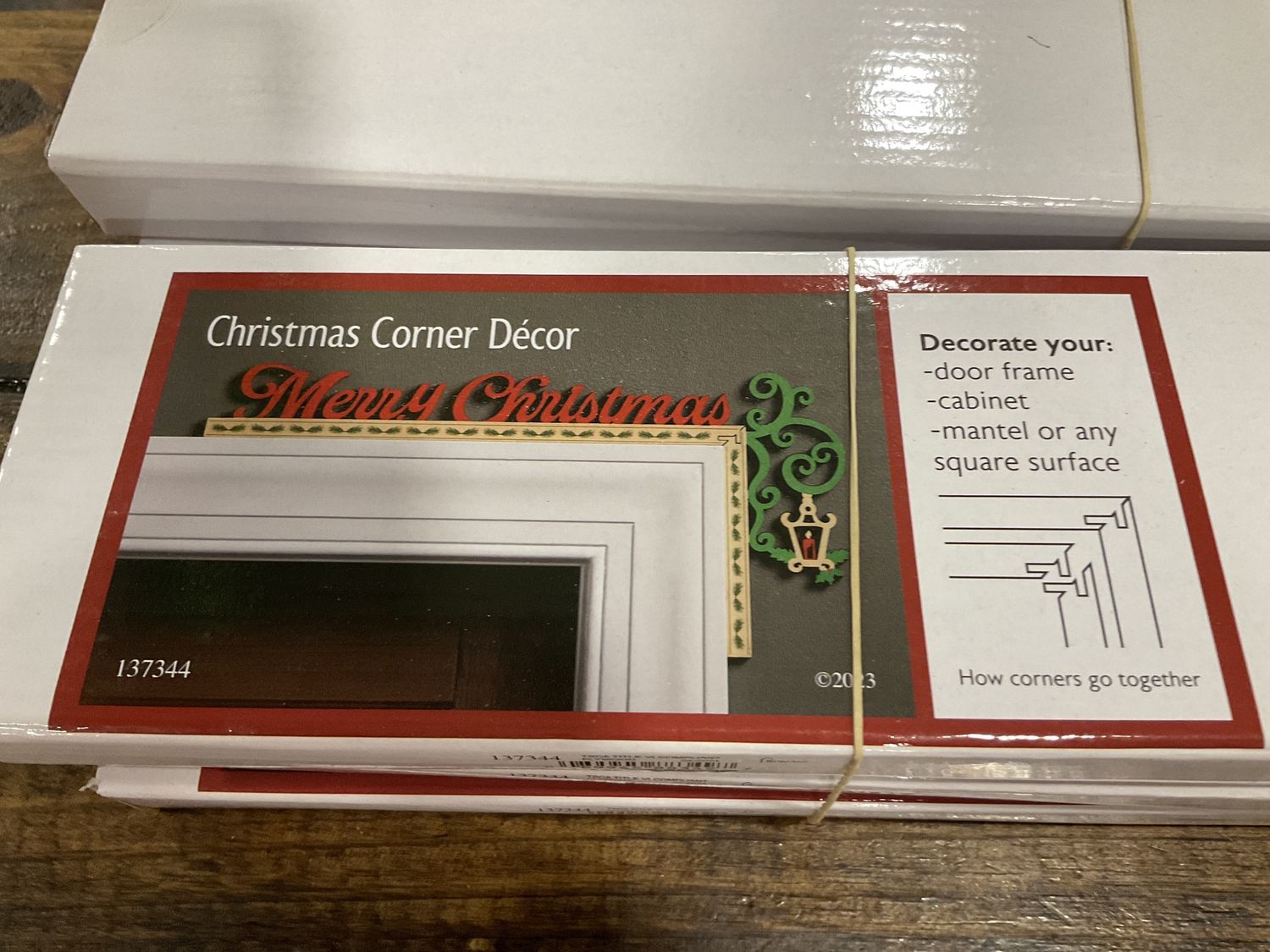Door frame decor merry Christmas