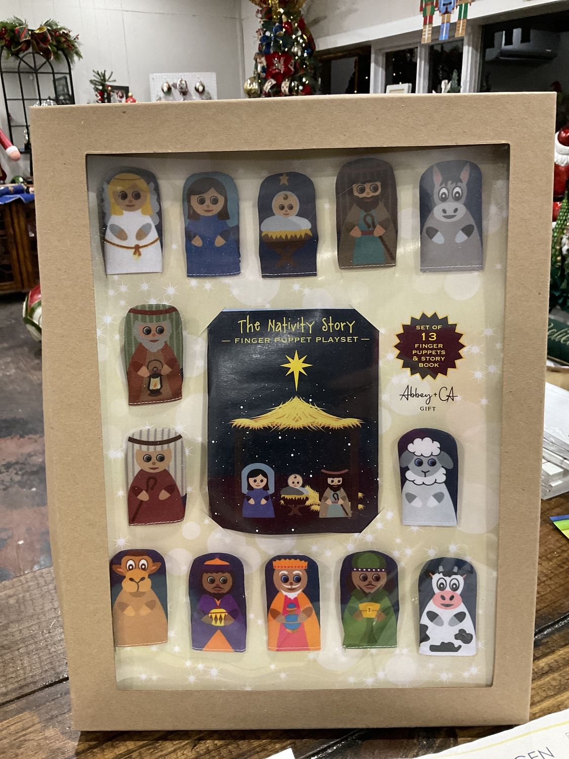Nativity finger puppet 13 piece set