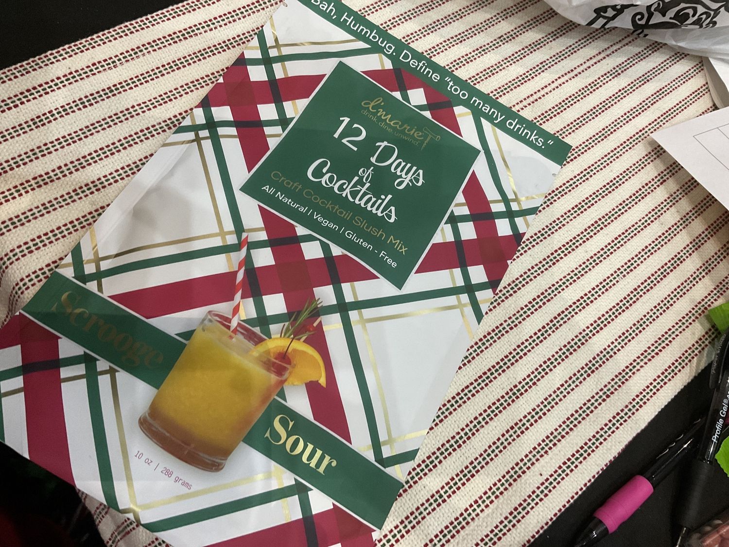 Scrooge sour