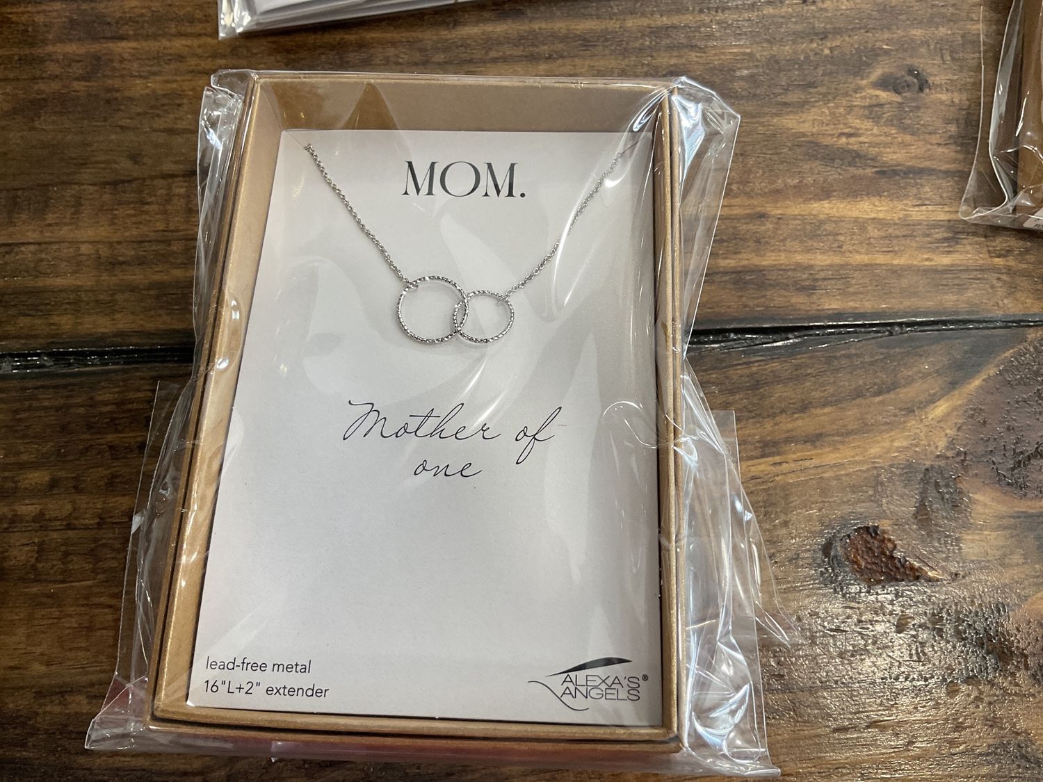 MOTHER OF ONE NECKLACE silver