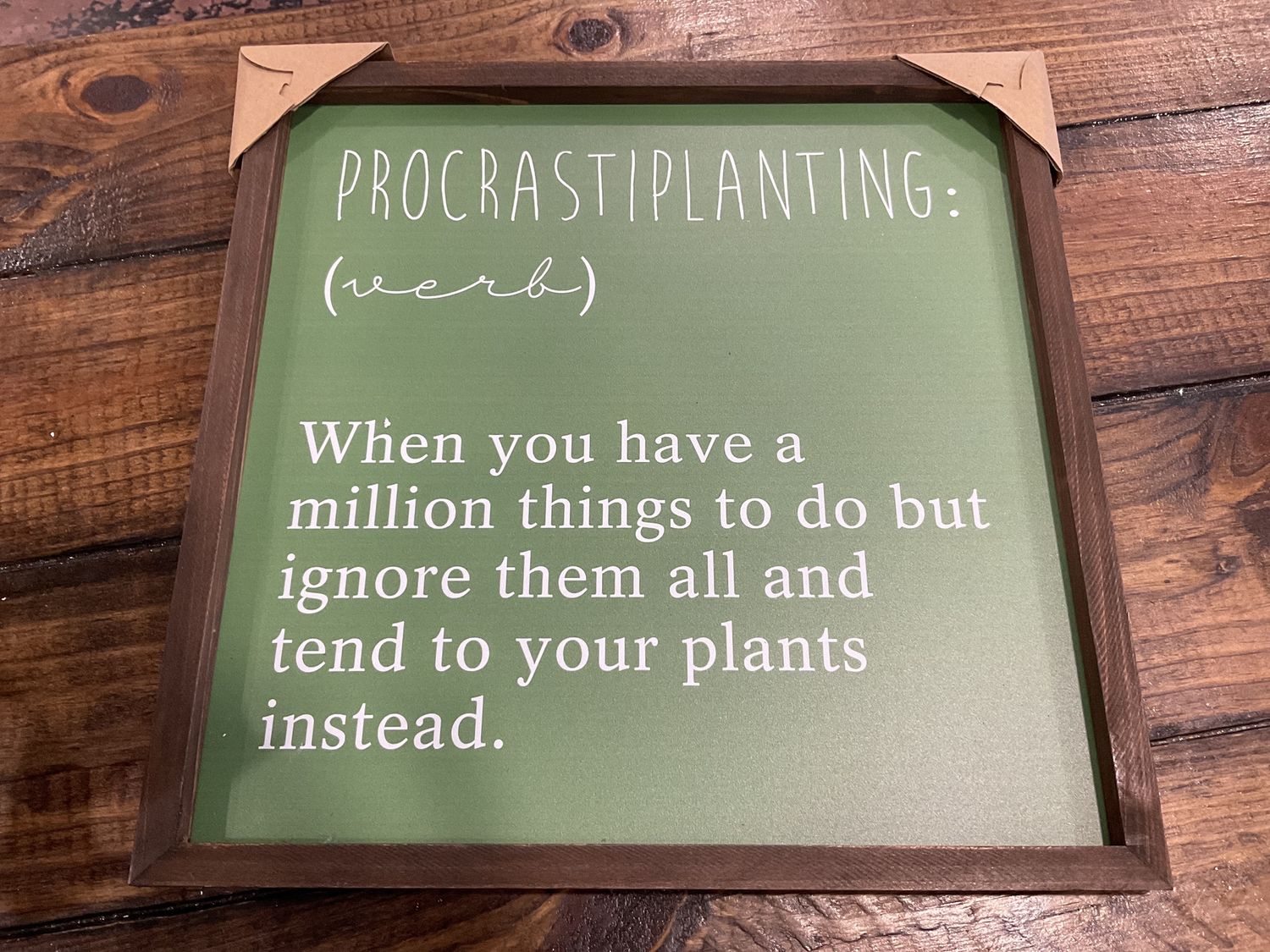Procrastiplanting