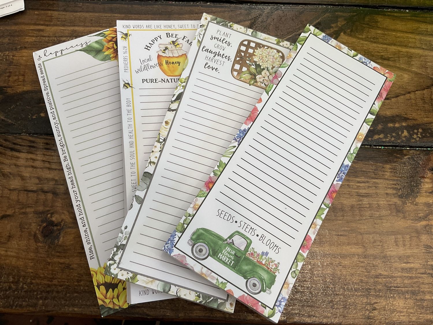Spring note pad