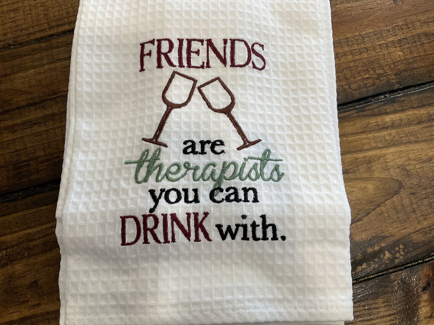 Friends, tea towel