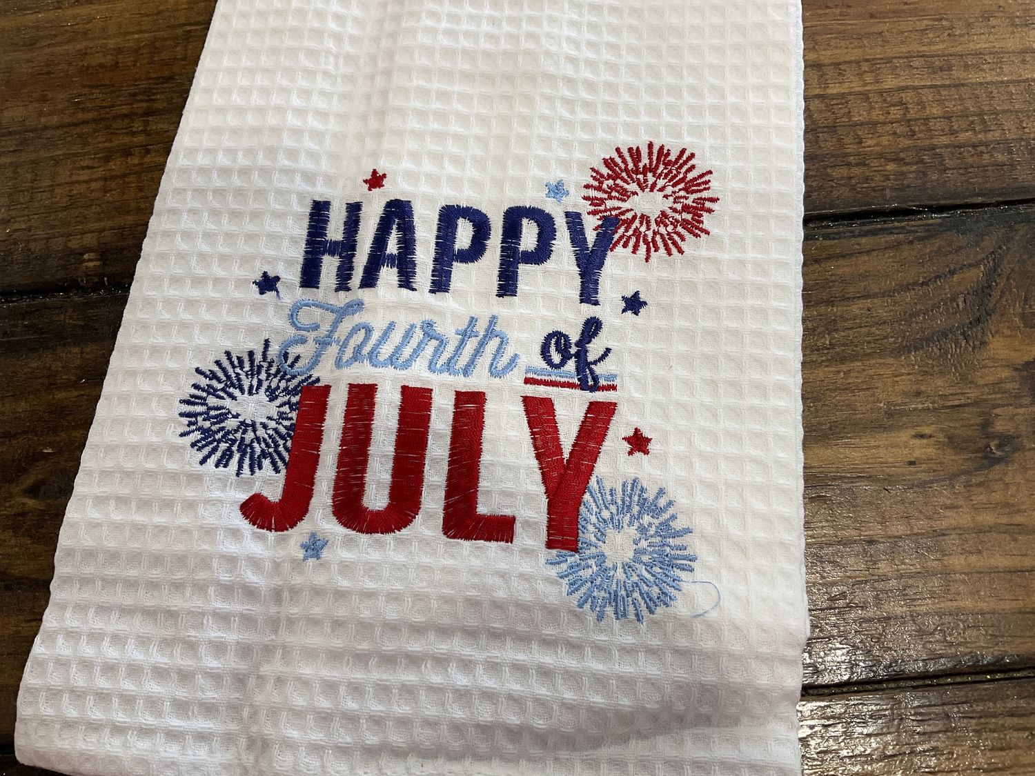 Happy Fourth of July Tea towel