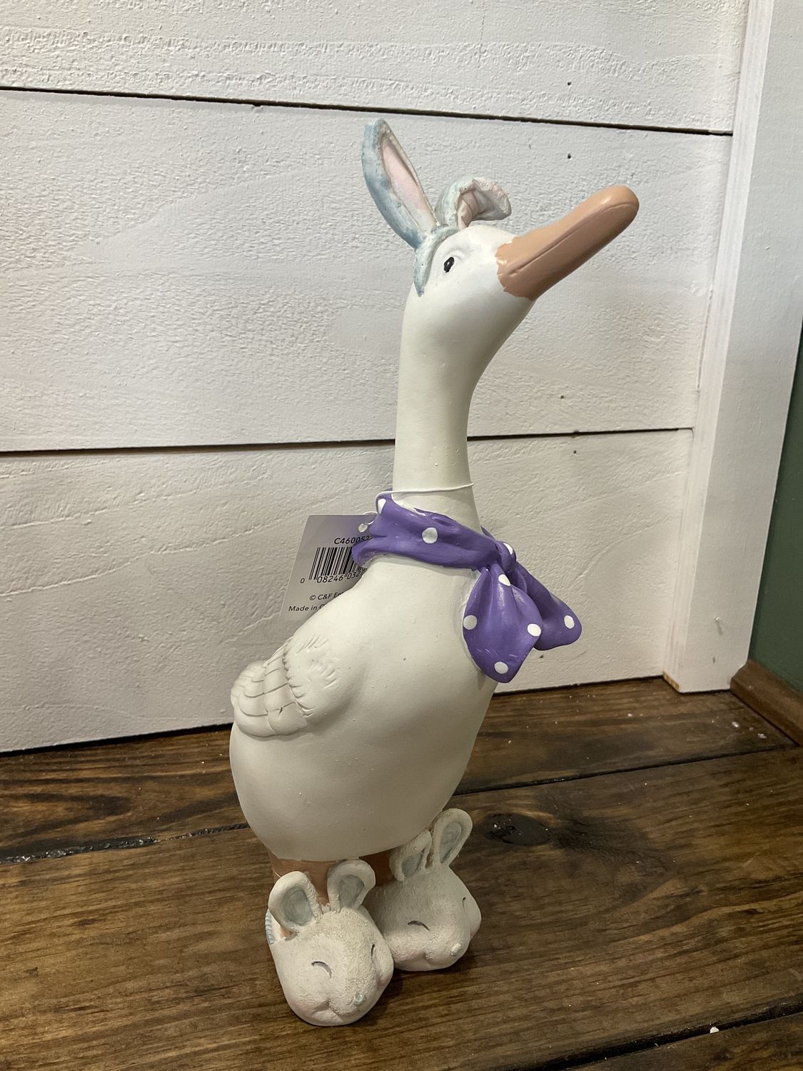 Bunny with slippers