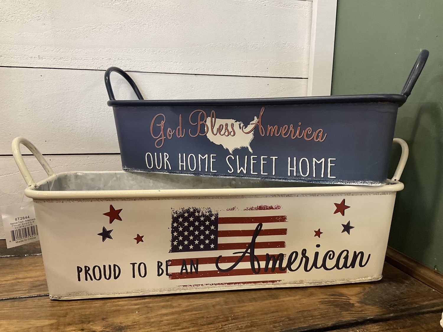 Narrow Americana Trays