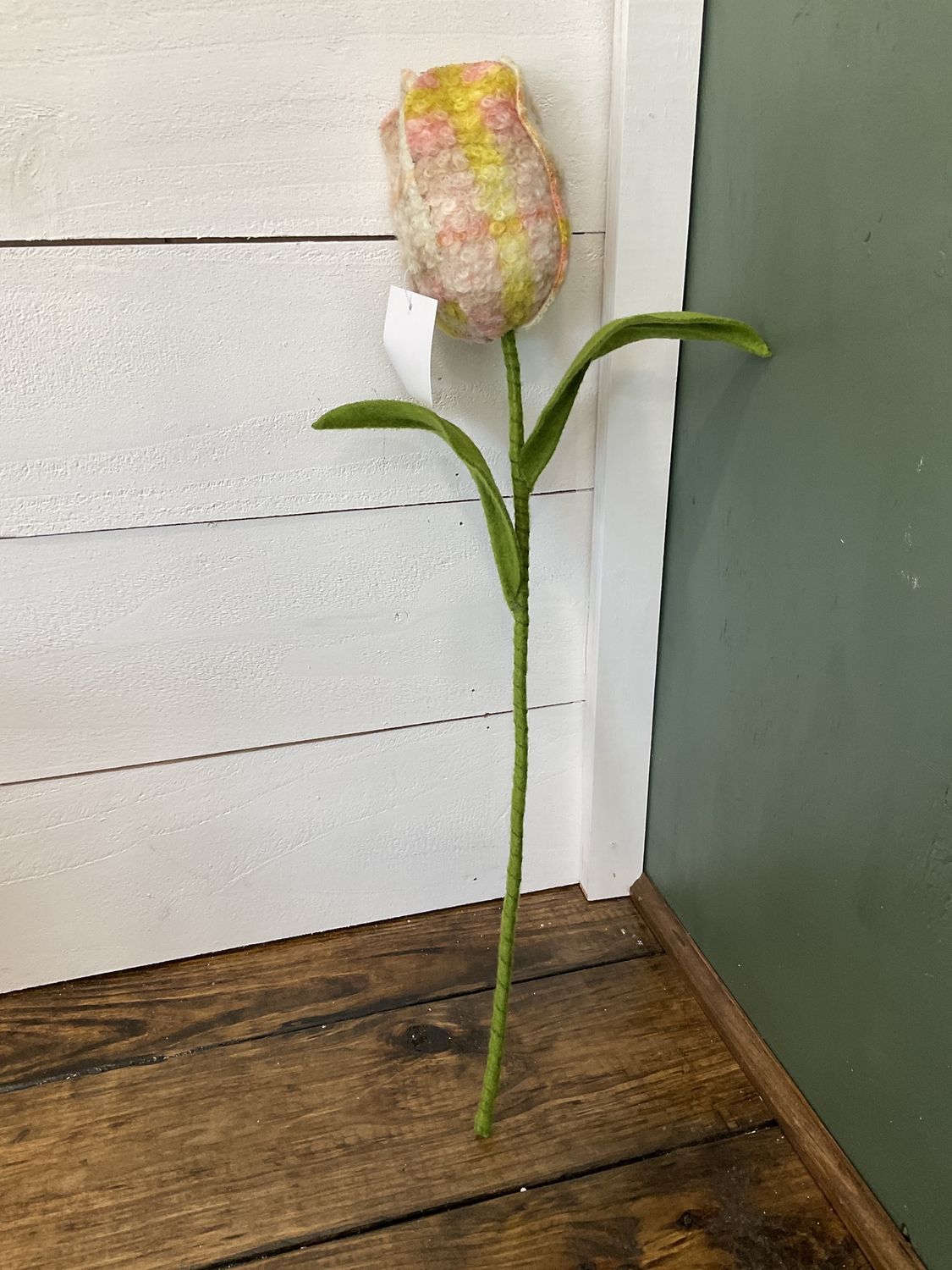 Green fabric tulip 20.5