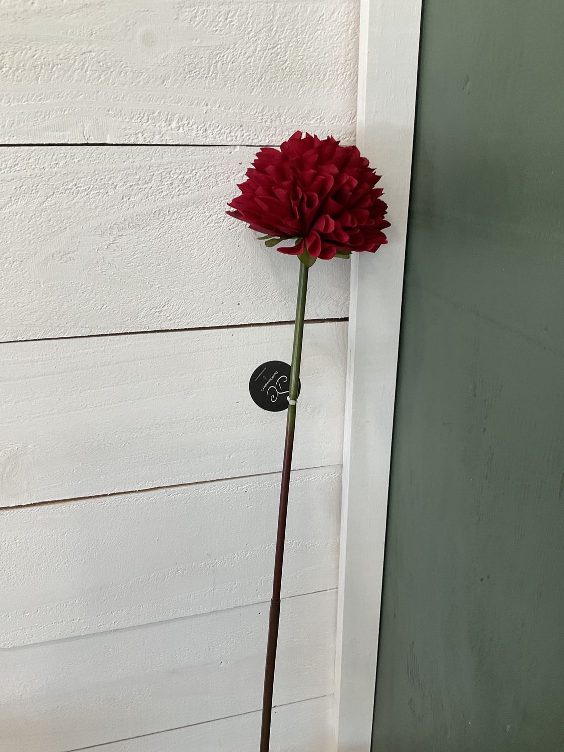 Red Ball Chrysanthemum spray