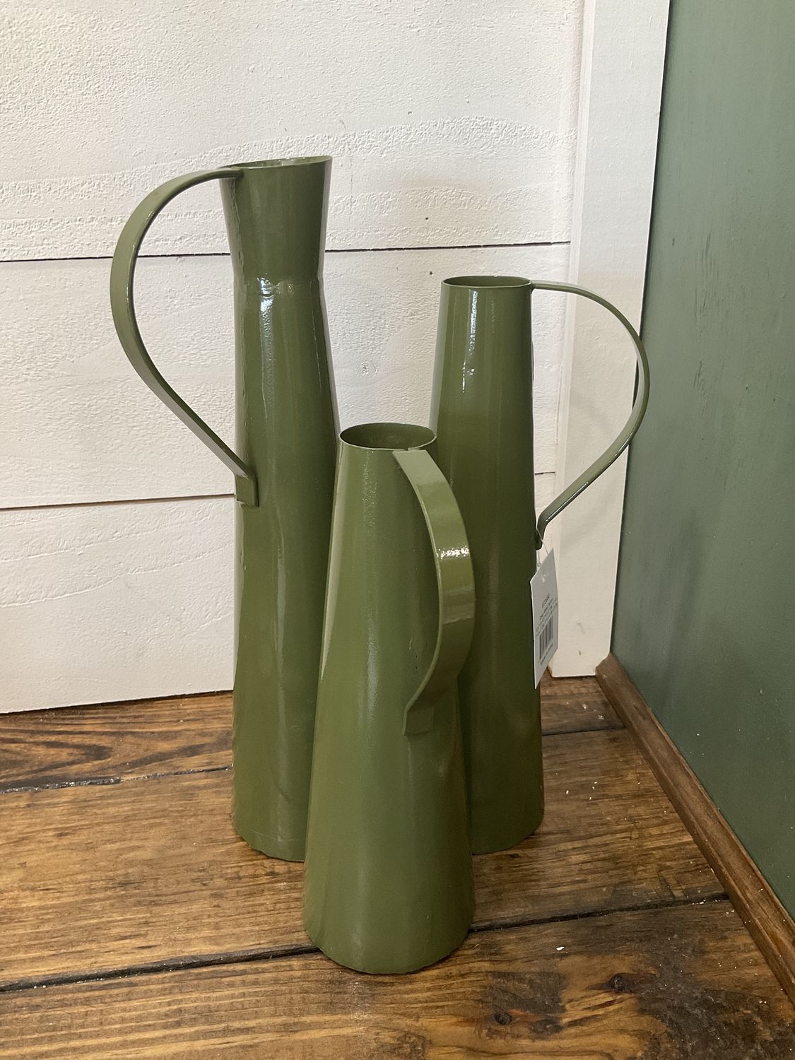 Green Metal Pitchers
