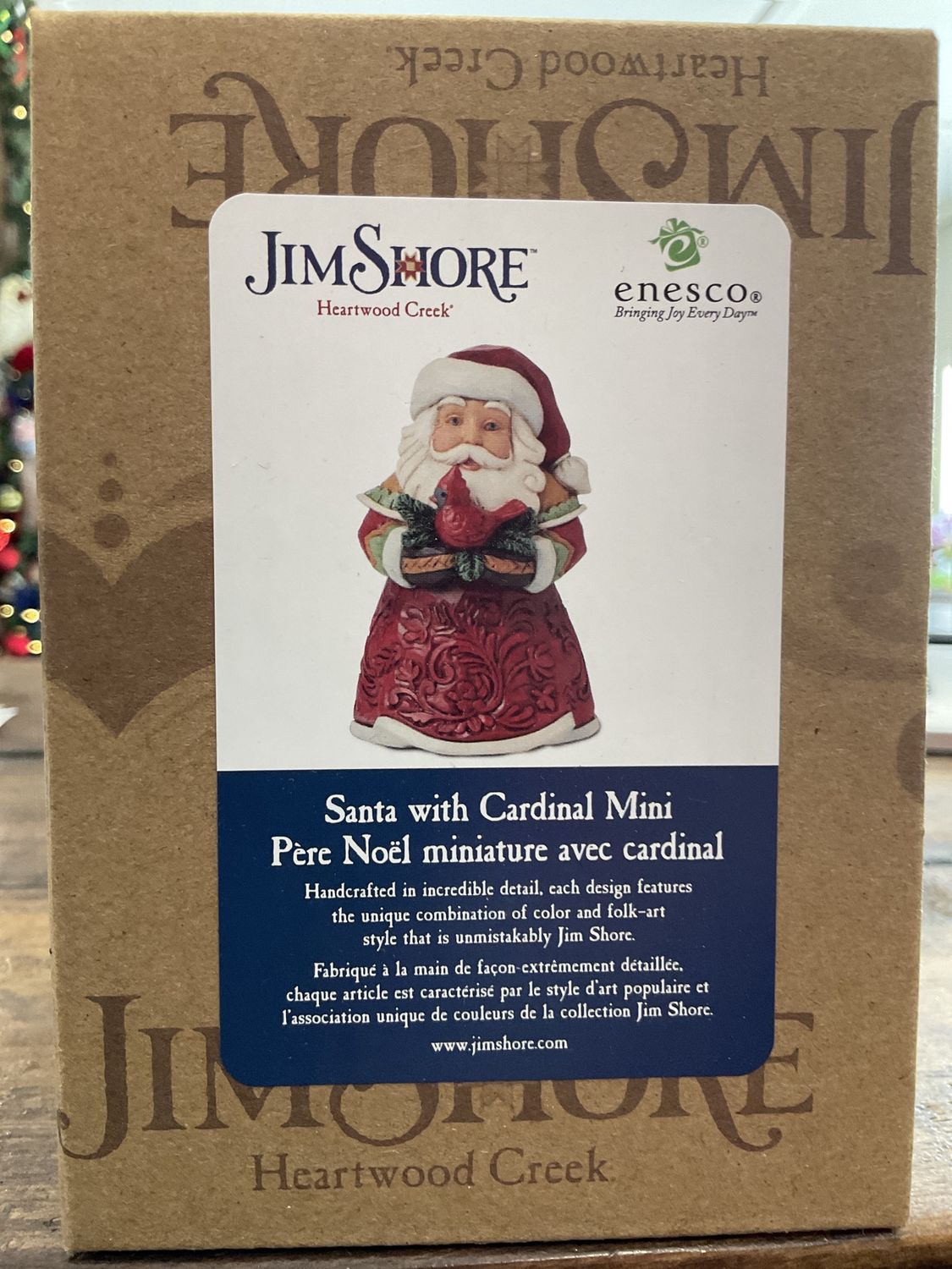 JS HWC Fig Santa With Cardinal