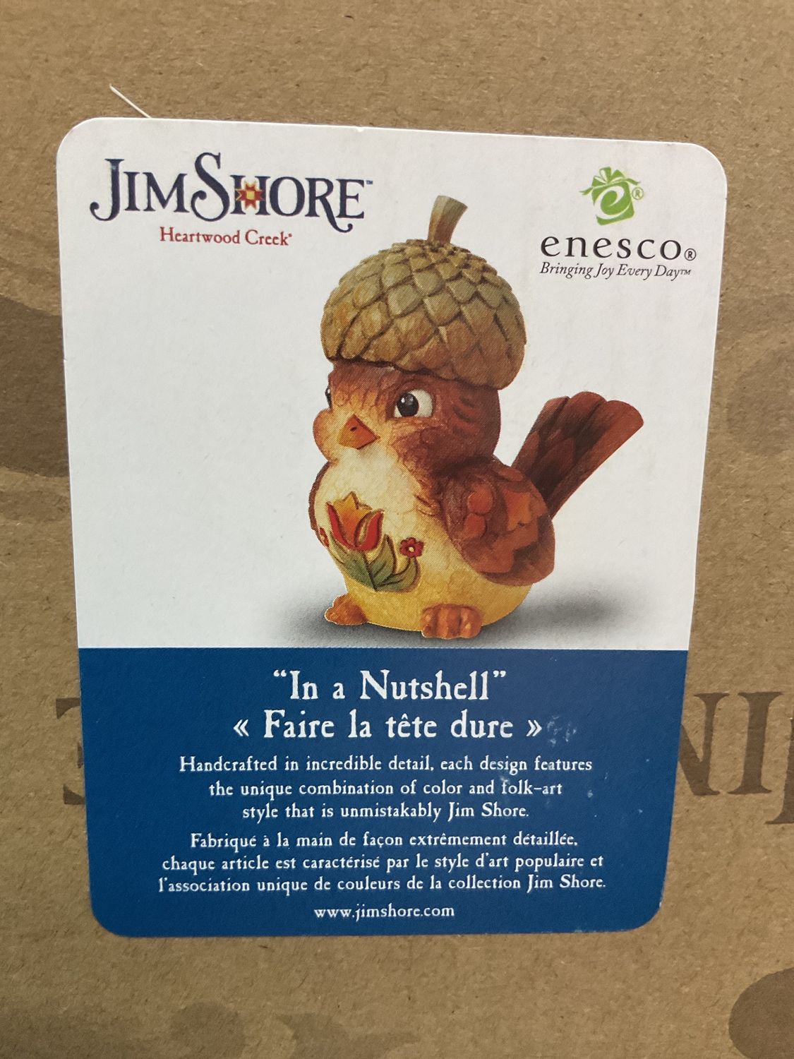 JS HWC Fig Little Bird with Acron