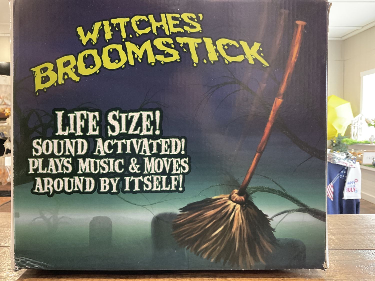 47” Haunted Dancing Broom