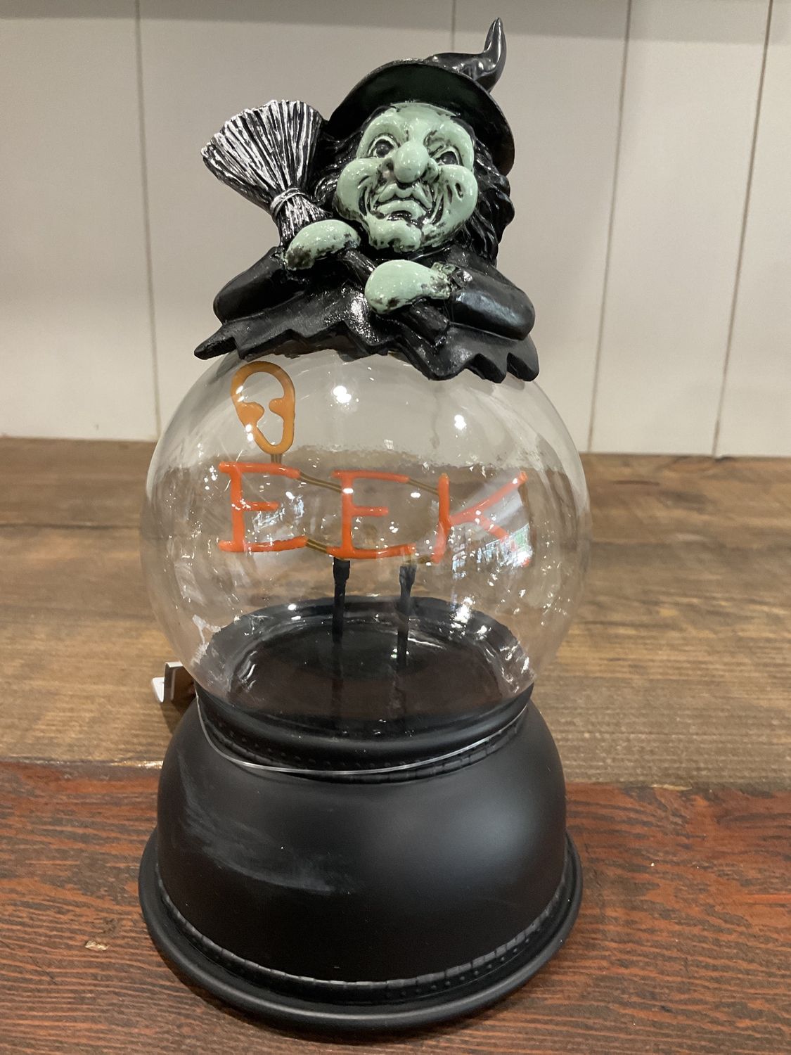 Lighted Halloween design globe three assortment