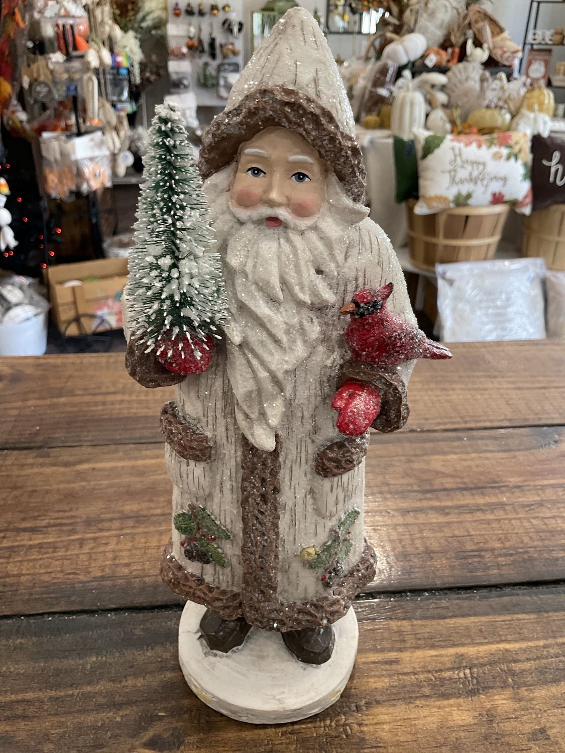 Santa with Cardinal