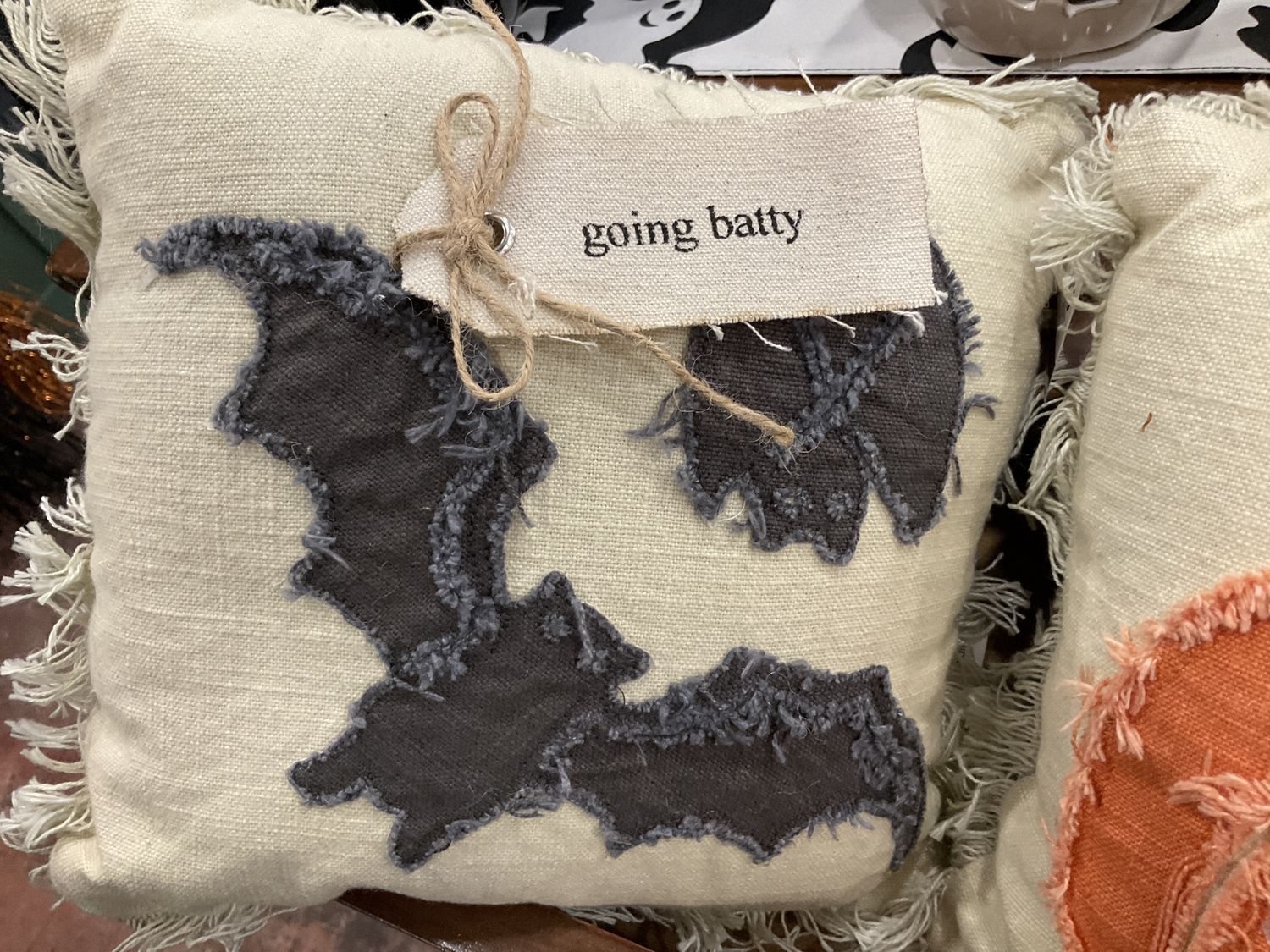Raggedy Halloween mini pillows