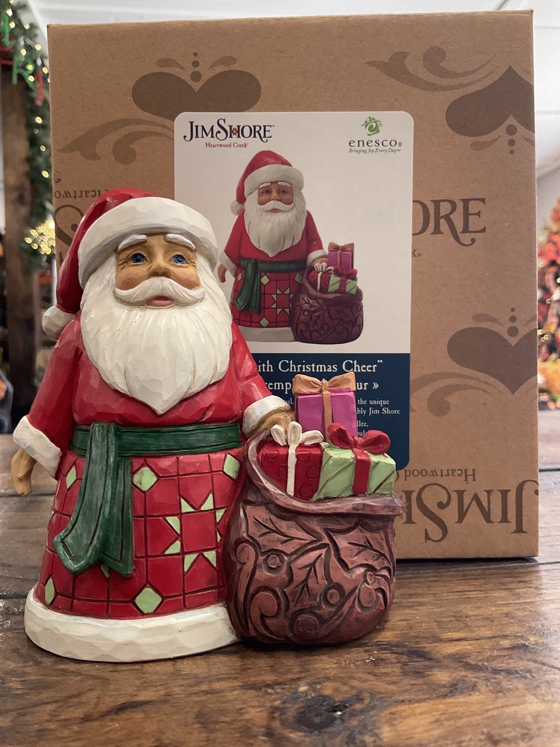 Jim Shore Santa with toy bag