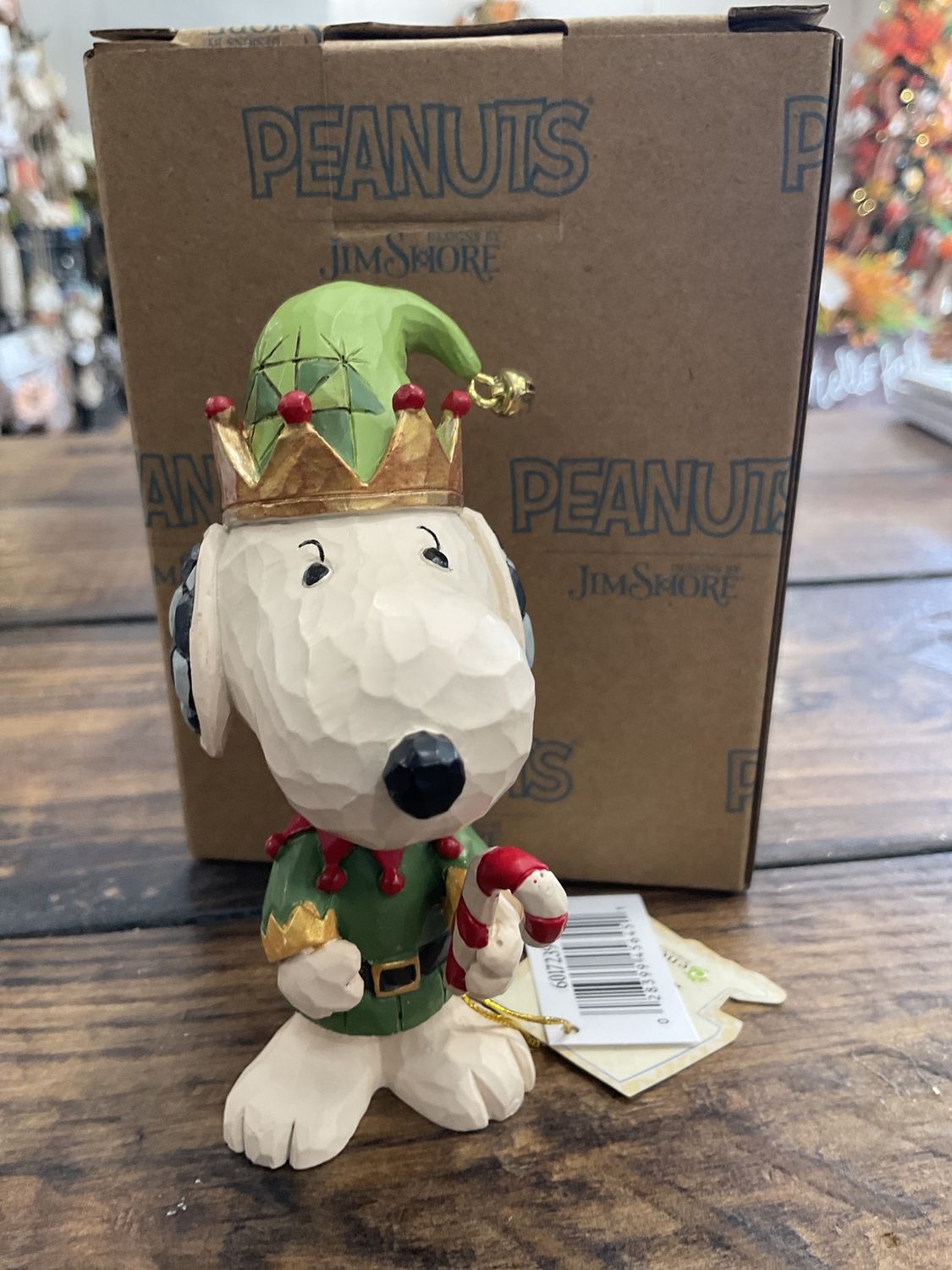Jim Shore Snoopy Christmas elf