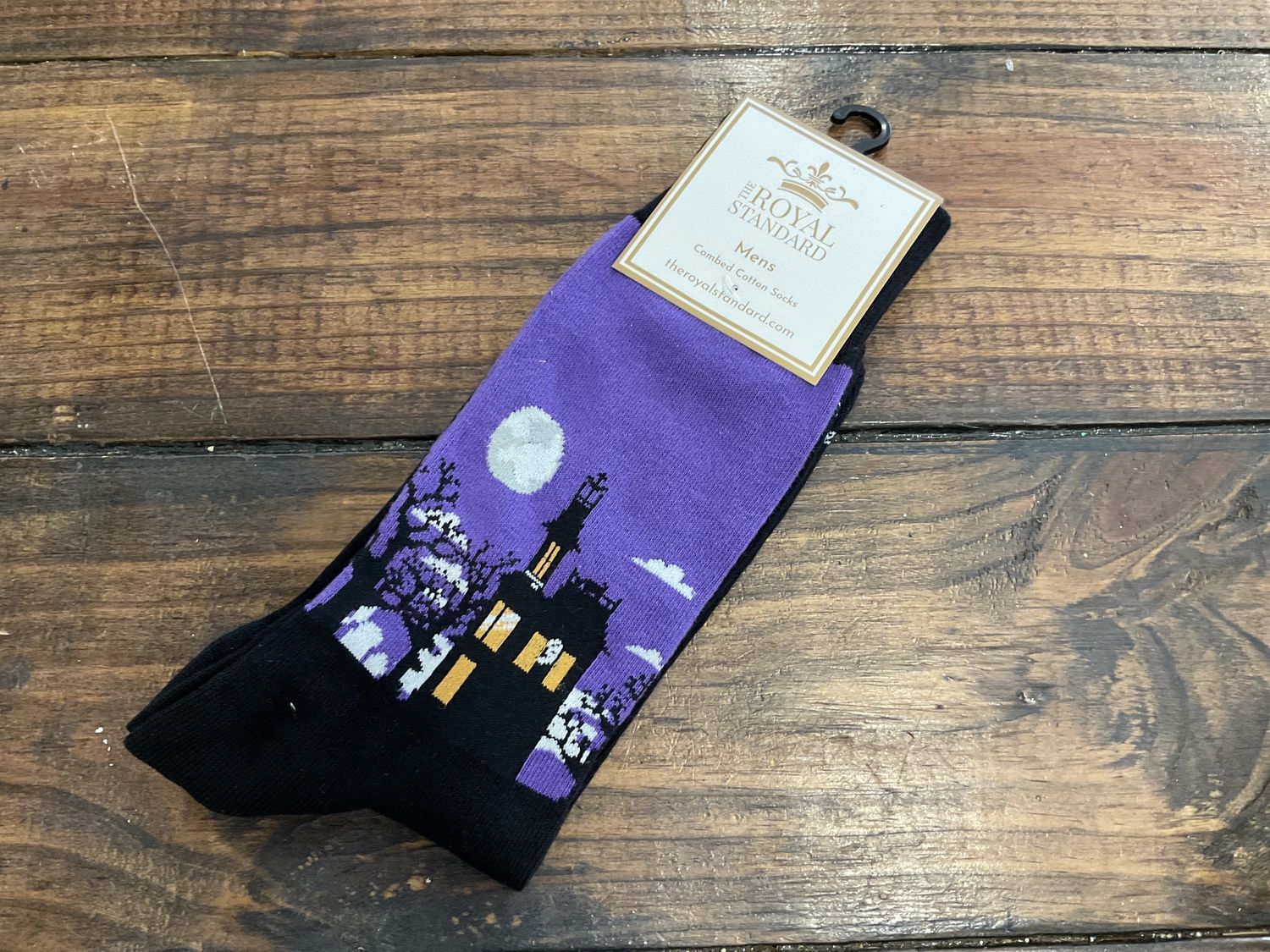 Men’s haunted house socks