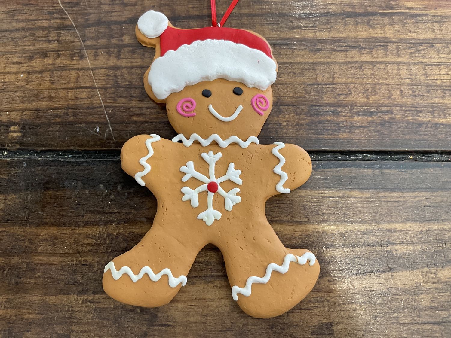 Gingerbread cookie Ornament shapes 3 assorted