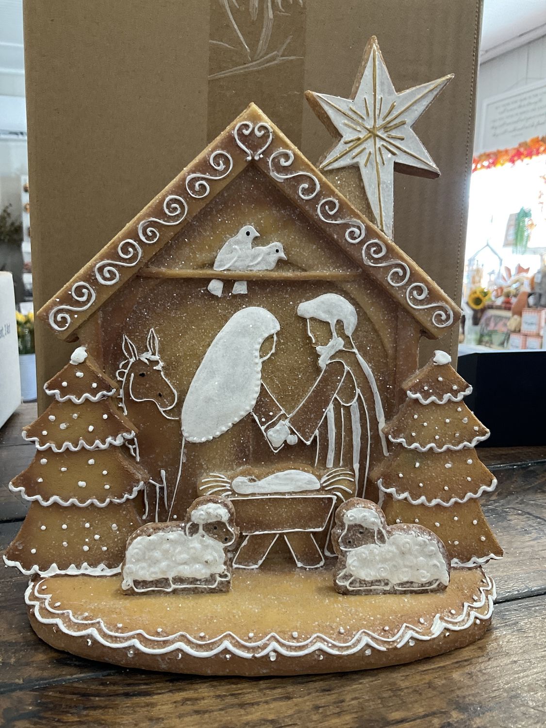 Gingerbread nativity