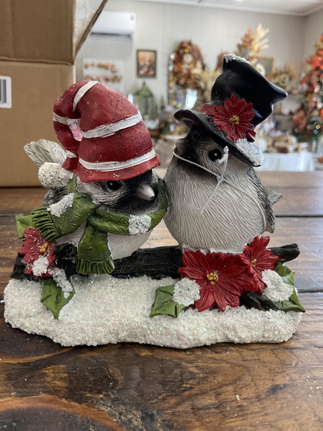 Winter love birds