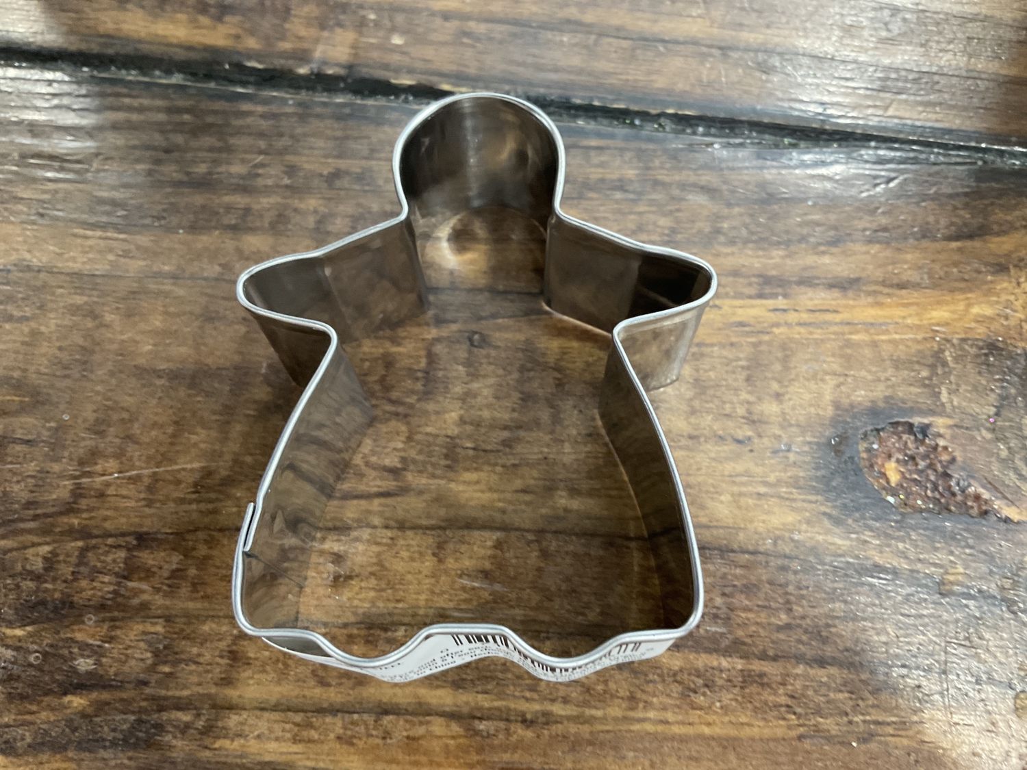 Gingerbread girl cookie cutter