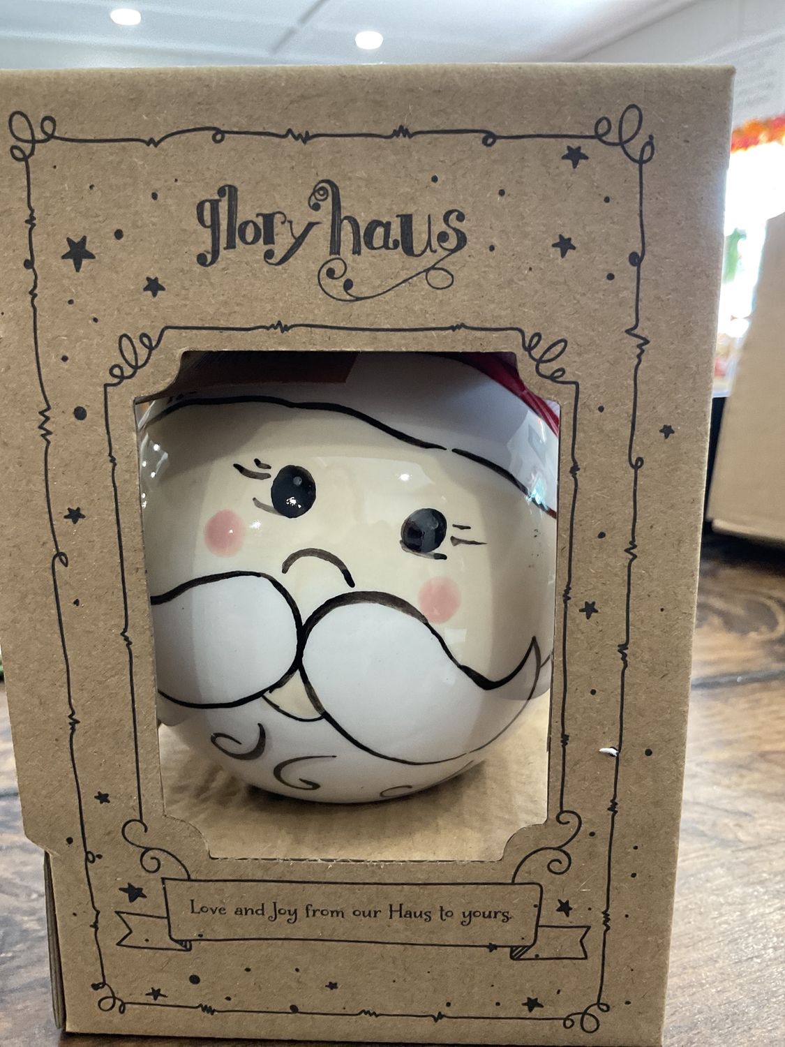 Santa Ornament ball