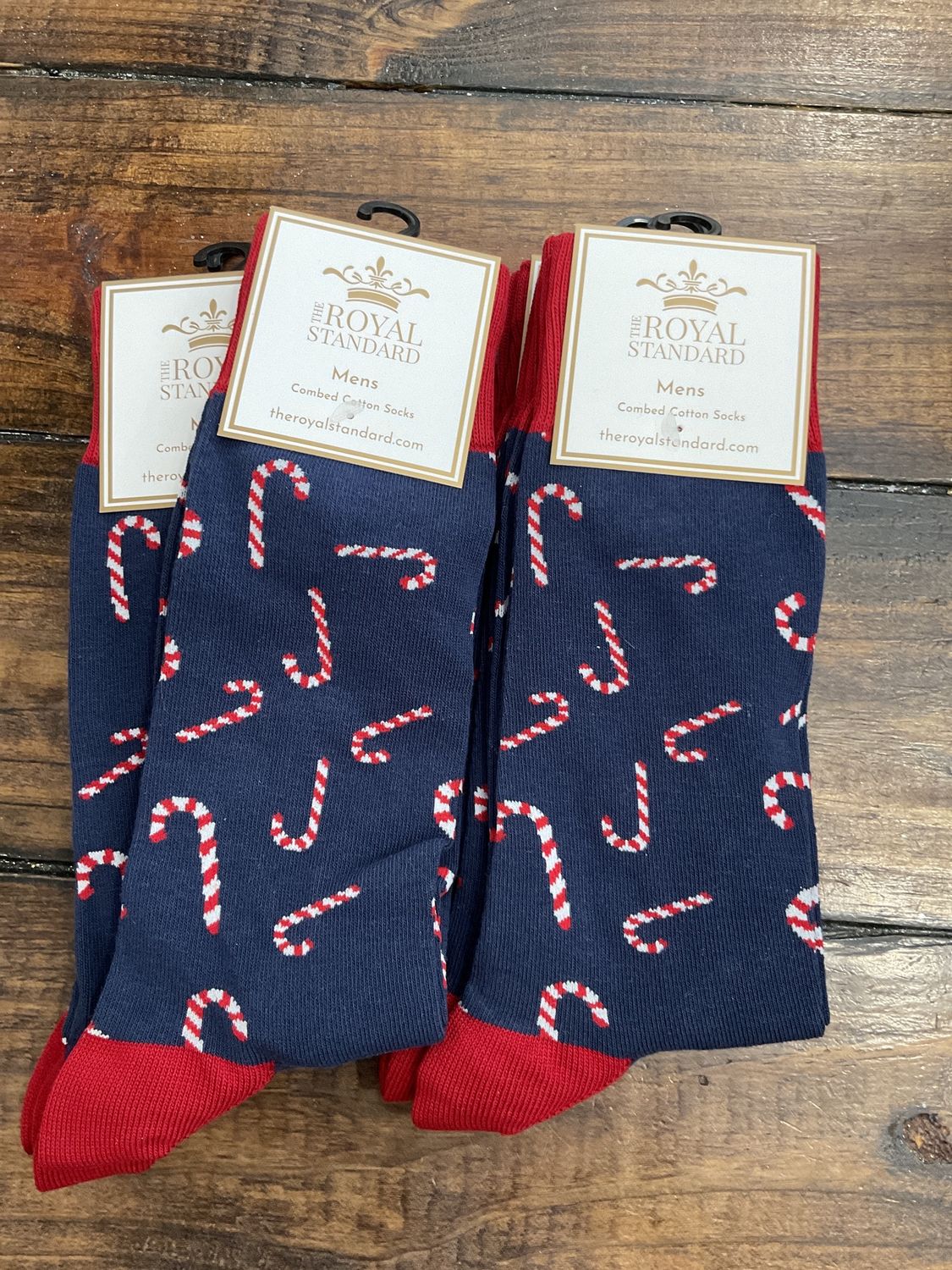 Men’s candycane, lane  socks