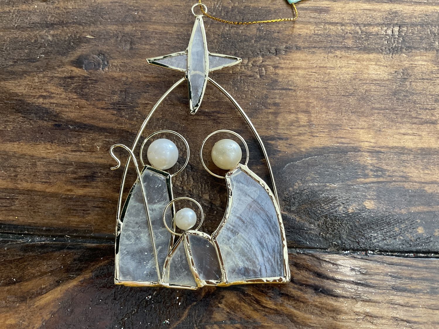 Capiz Nativity Ornaments