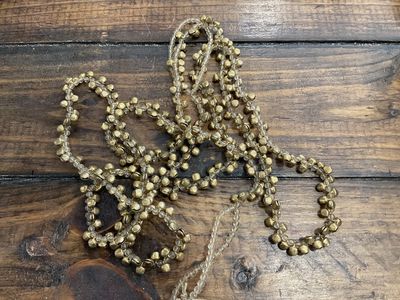 72” Gold Bell GARLAND