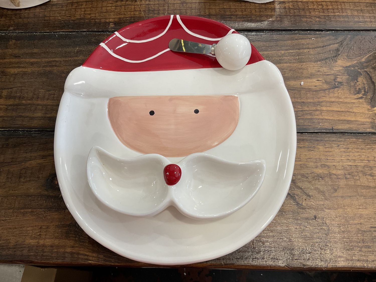 Santa Chip and Dip platter