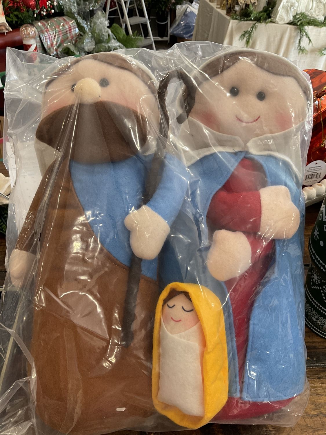 Plush holy family