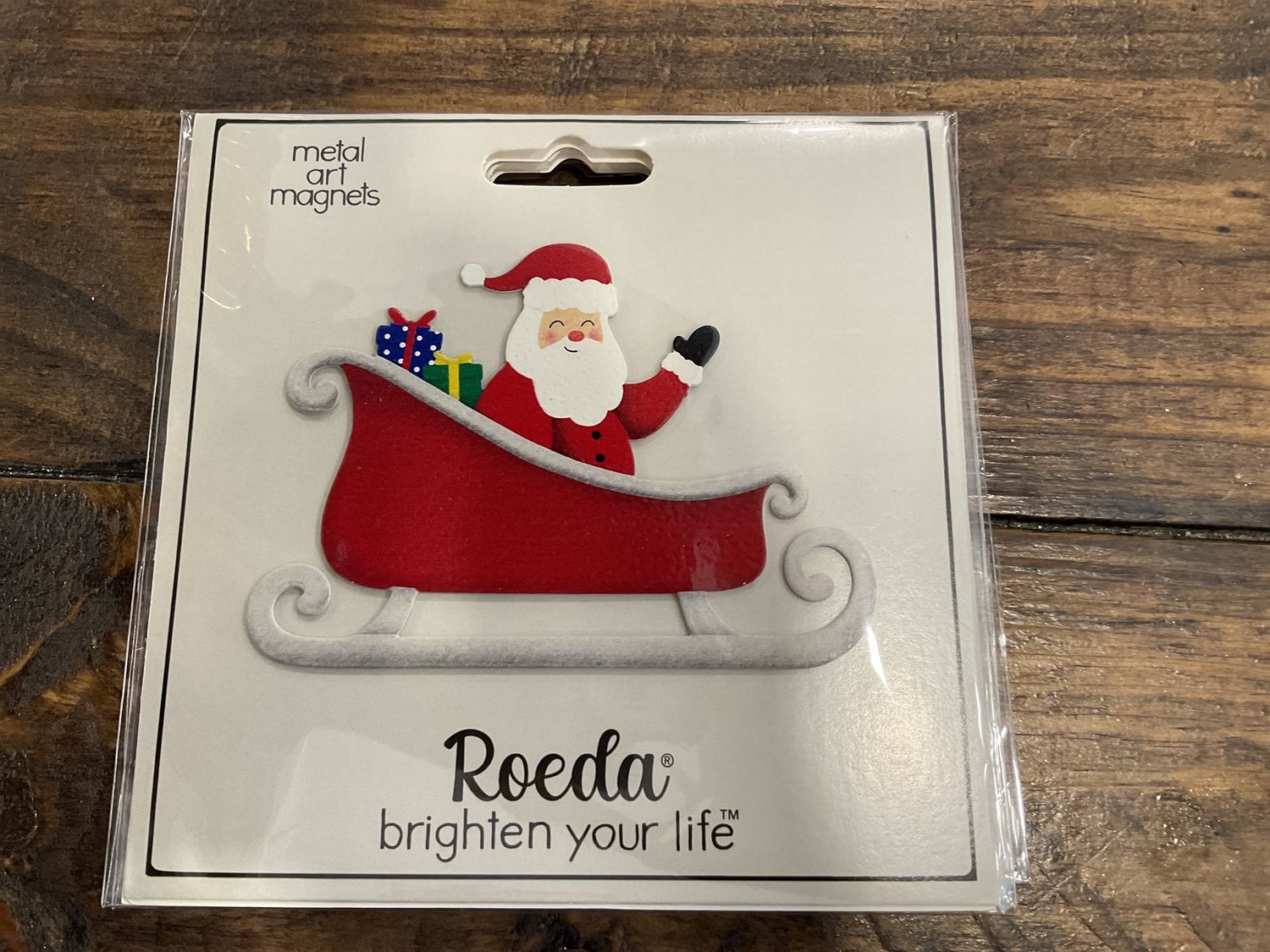 Santa in Sleigh magnet