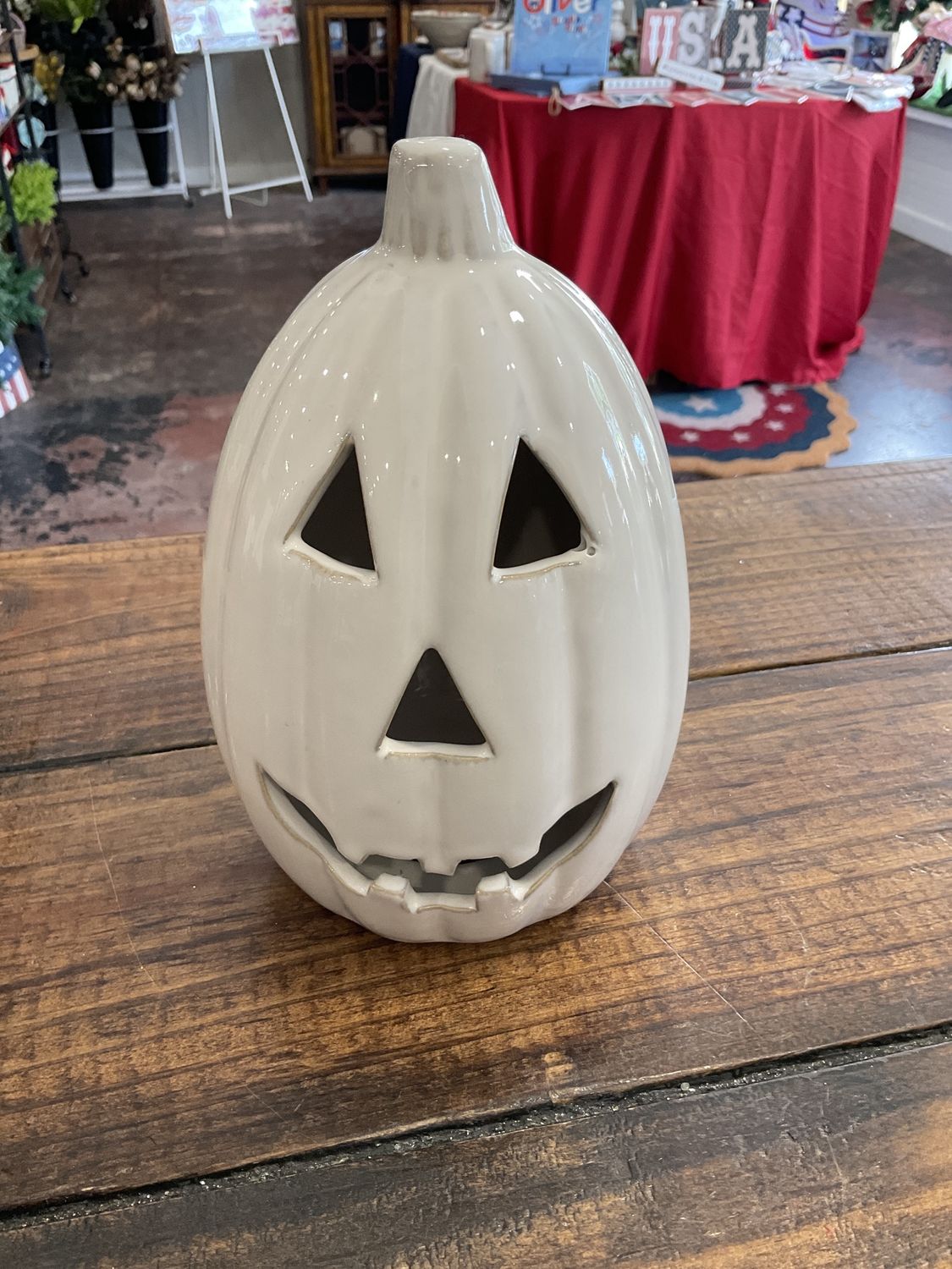 Glazed Ceramic Jack O’Lantern