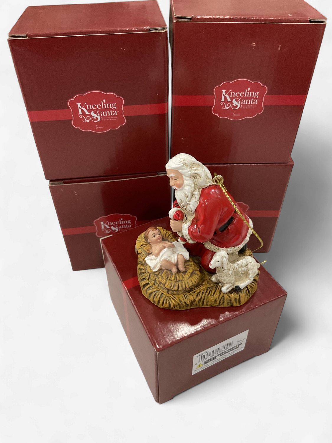 KNEELING SANTA ORNAMENT