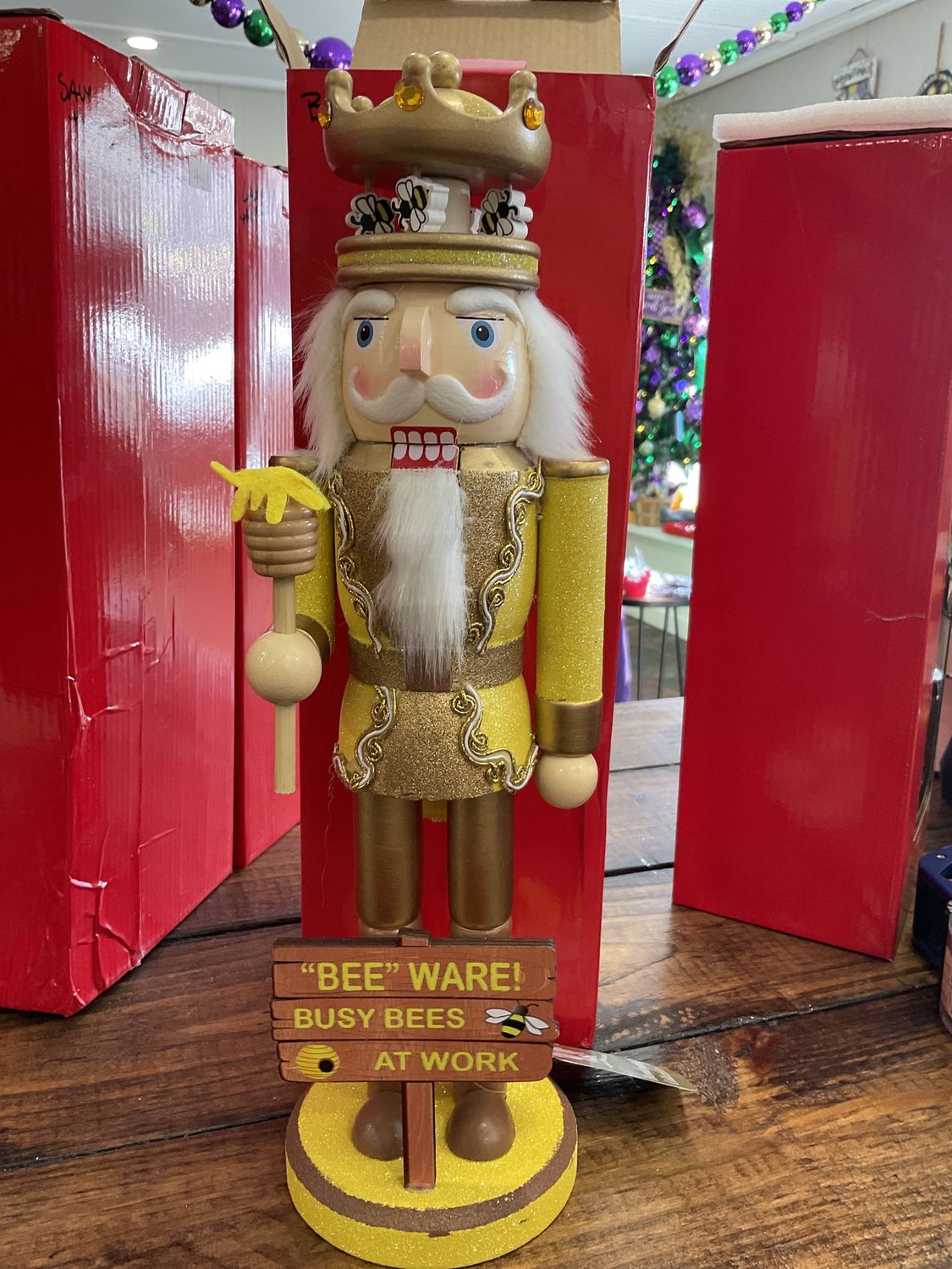 Beware of bees Nutcracker