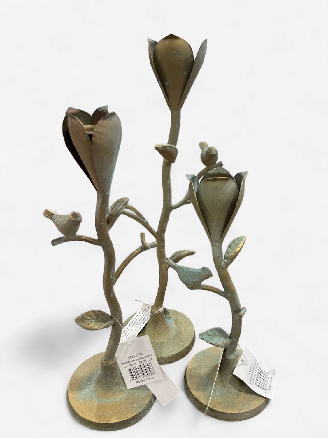 Flower Stems w/Birds