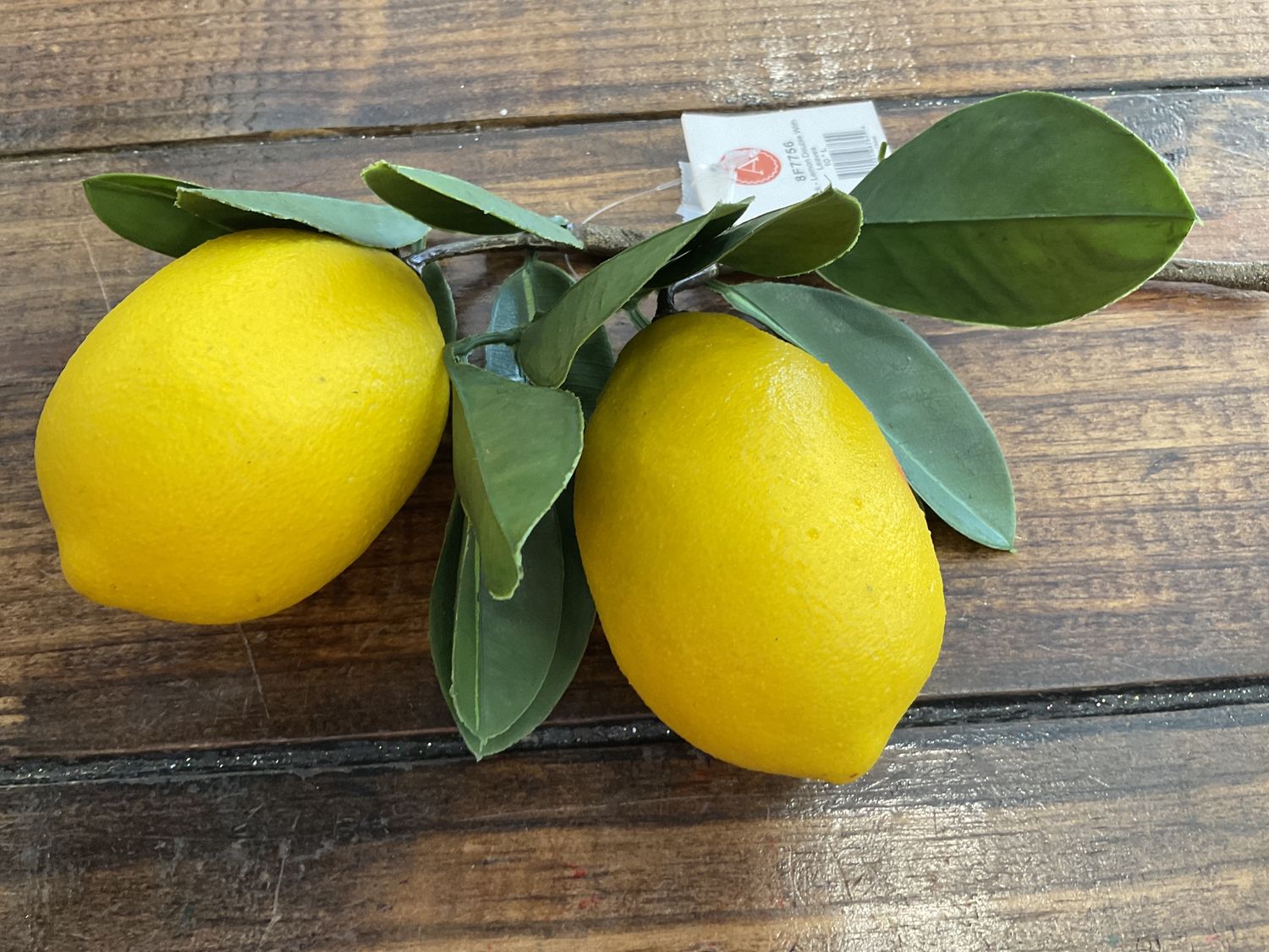 Lemon with Leves Pick