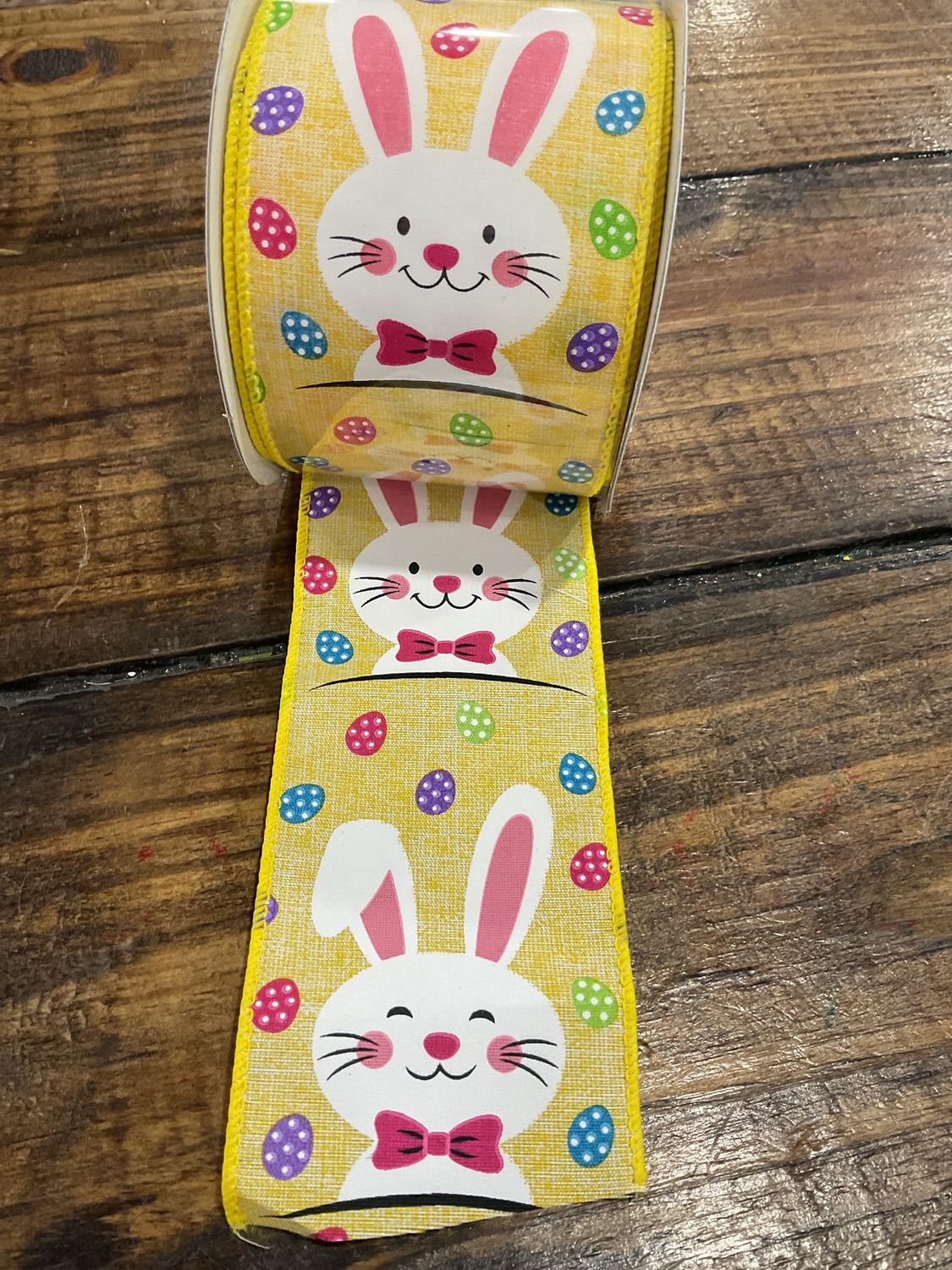 Bunny  face multi egg ribbon