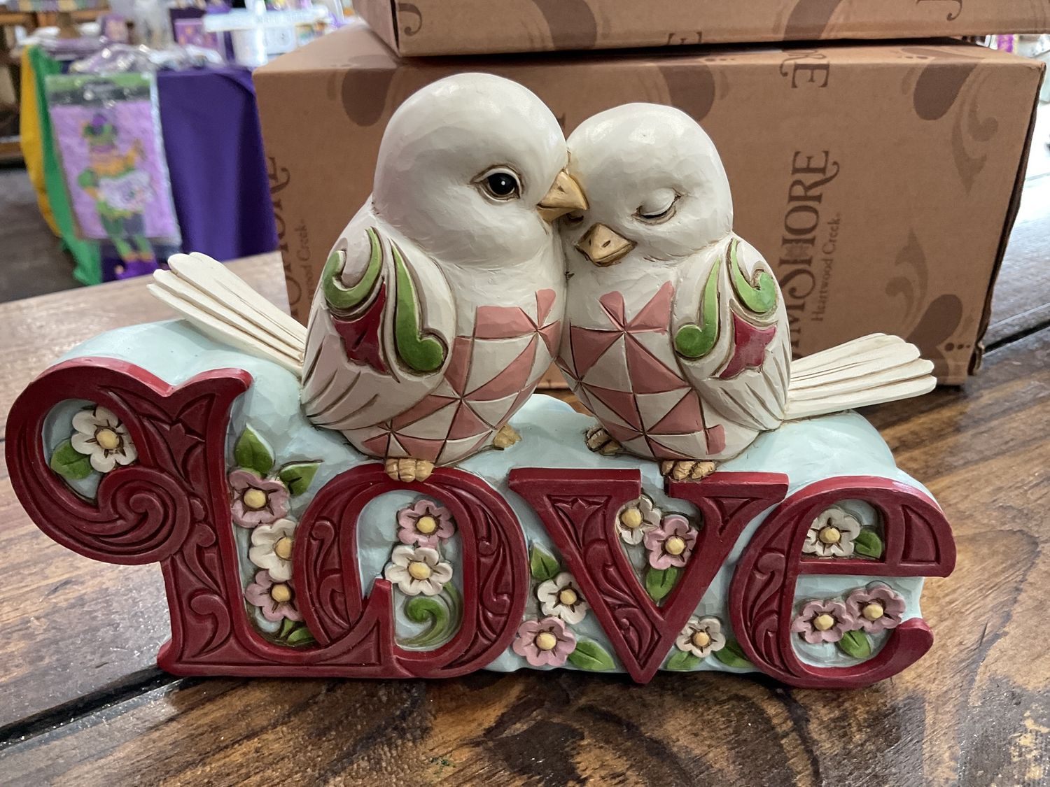 Jim Shore love birds