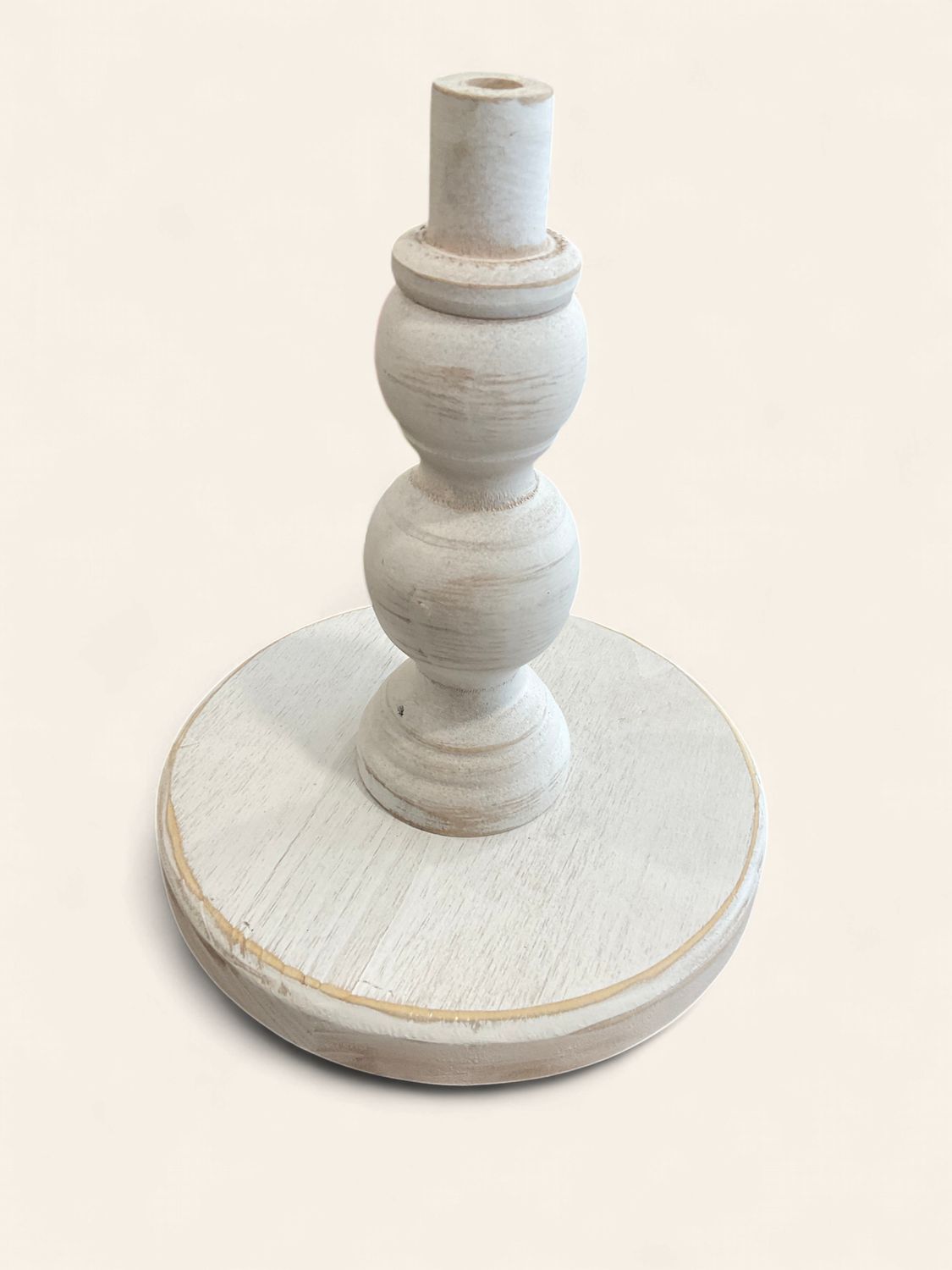 Wood Base for topper white