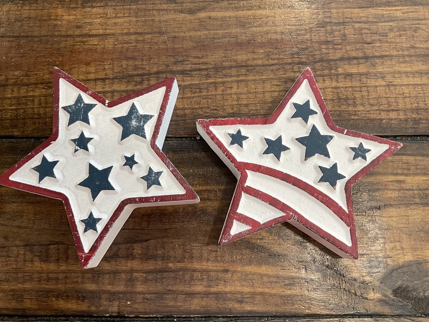 Two assorted Americana star block