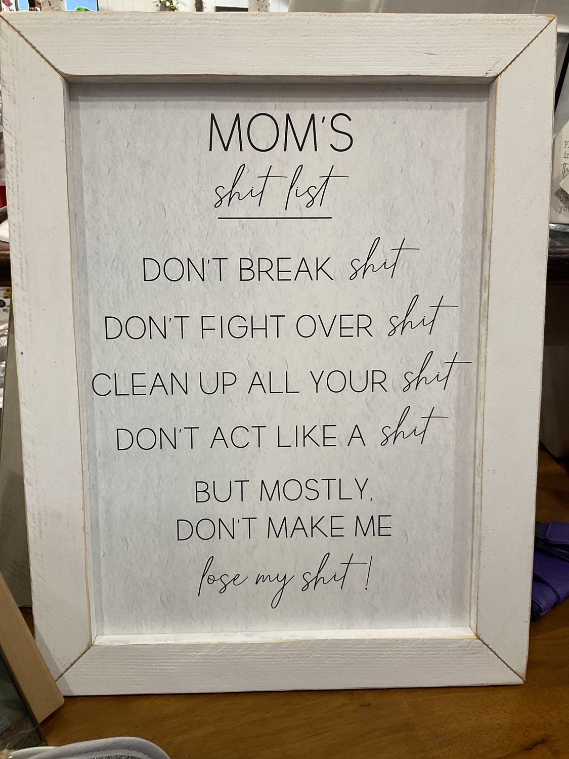 Moms list