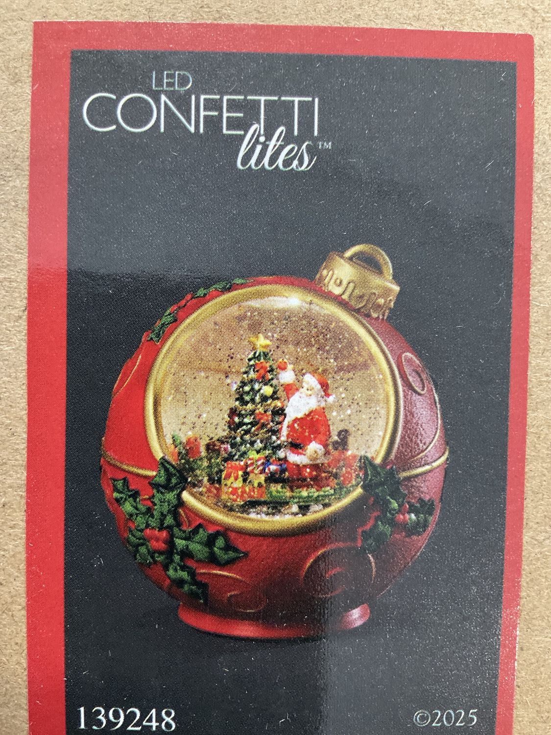 Lighted Swirl Ornament
