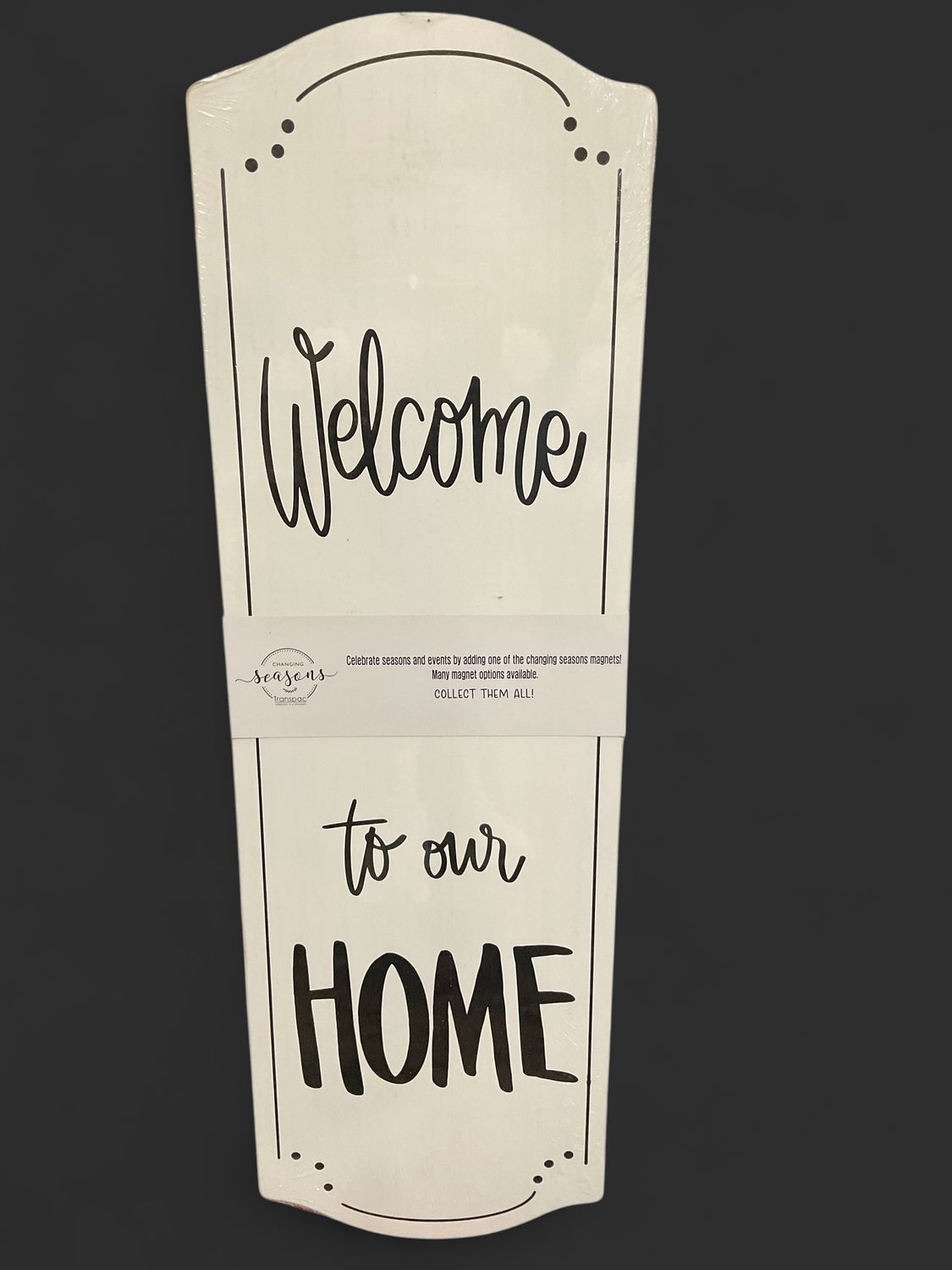 Interchangeable porch sign